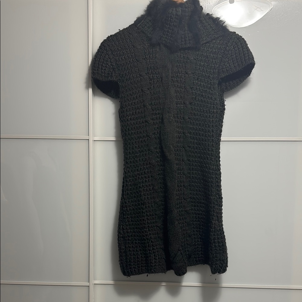 Black Cowl Neck Sweater
